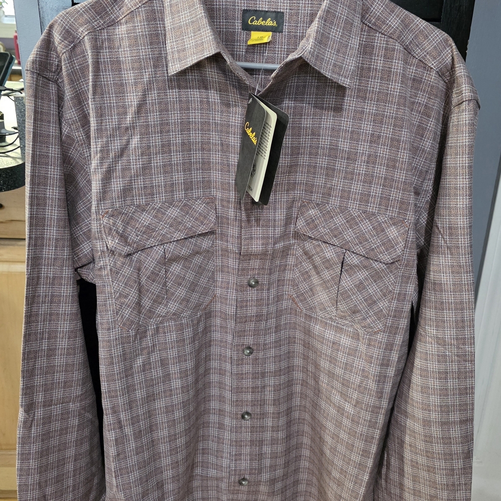 Cabela's Men's Flannel Tech Long Sleeve